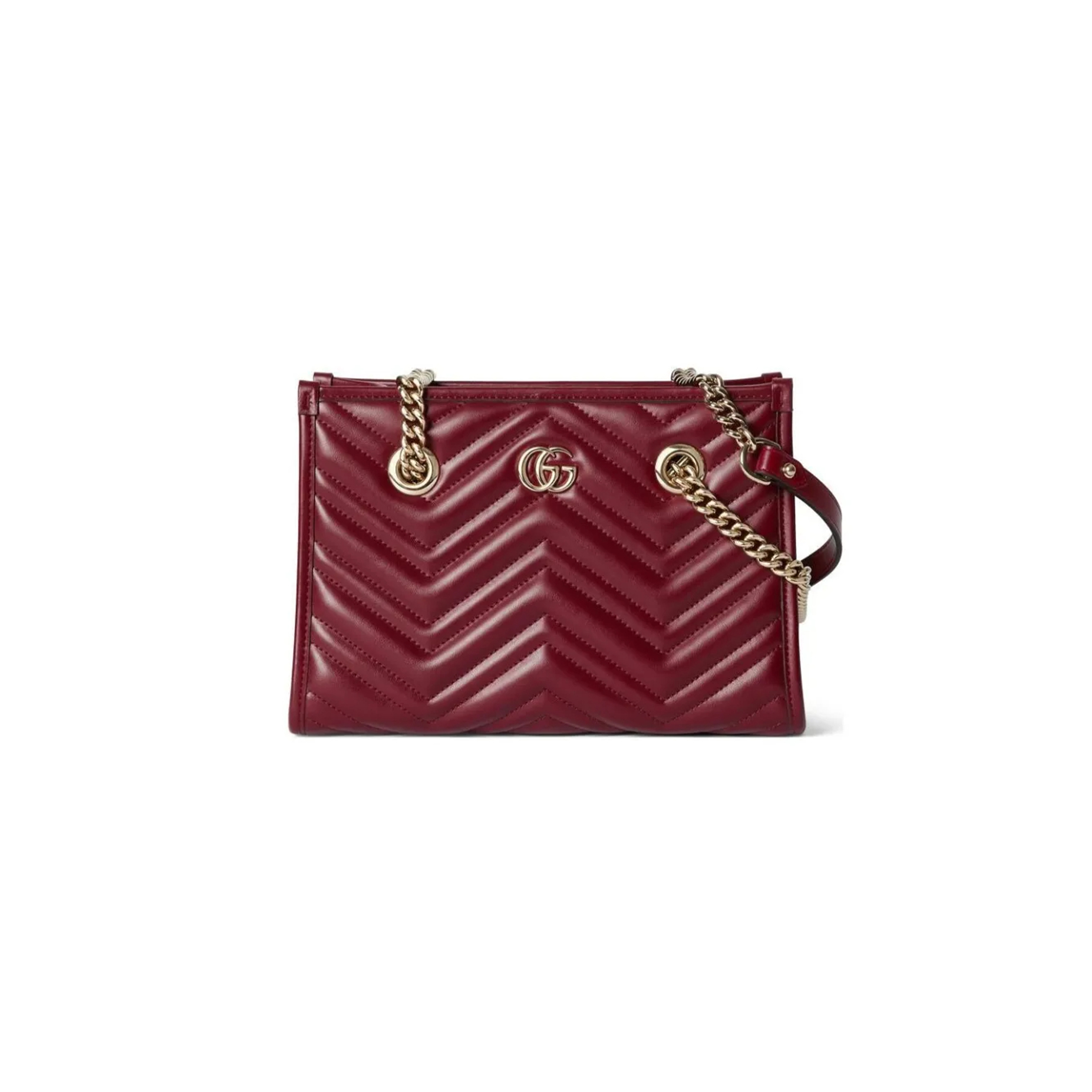 GUCCI GG MARMONT LEATHER TOTE BAG 779727 (26.5*18.5*12.5cm)